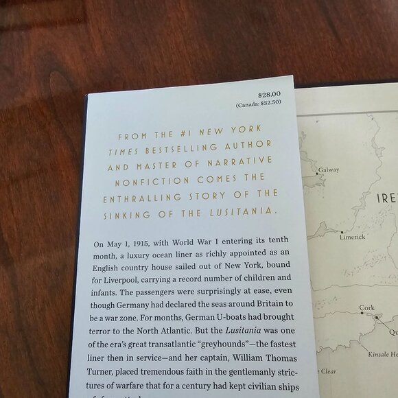 Dead Wake: The Last Crossing Of The Lusitania By Erik Larson Signed Hardcover - Picture 3 of 13